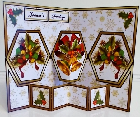 Hex Christmas Bells by Pam Stubley
