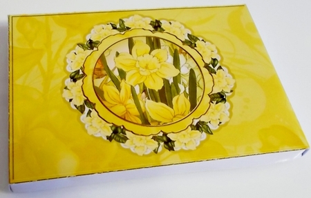Happy Daffodils 7x5in Presentation Box by Pam Stubley