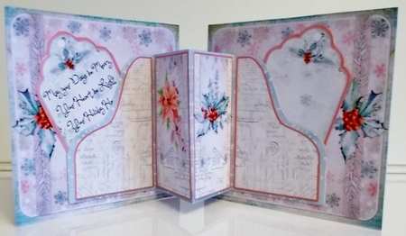 Its Christmas 7x7 Accordion Duo Pocket Card Kit by Pam Stubley