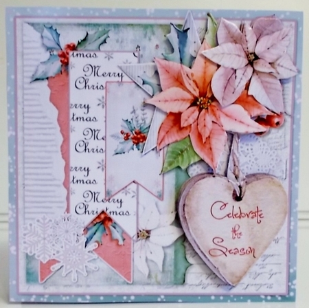 Its Christmas 7x7 Accordion Duo Pocket Card Kit by Pam Stubley
