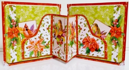 Christmas Joy 7x7 Accordion Duo Pocket Card Kit by Pam Stubley