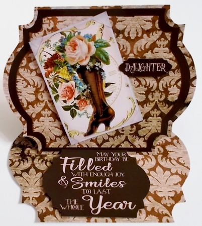 Easel Shaped Birthday Card by Pam Stubley