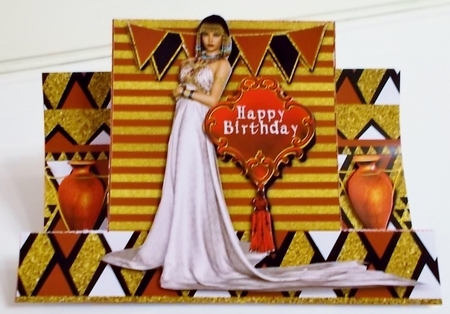 Glamourous - Stepper Card  by Pam Stubley
