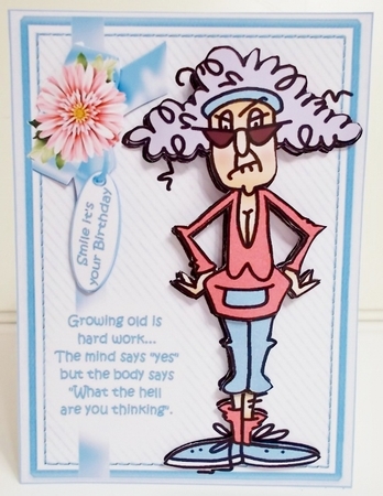 Stella getting  older is hard mini kit by Pam Stubley