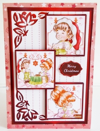 The Night Before Three Square Quick Card by Pam Stubley