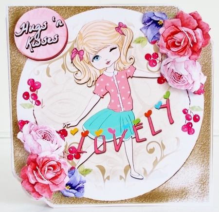 Mini Kit - Birthday Wishes # 16- Sweet girl for lots of occasions by Pam Stubley