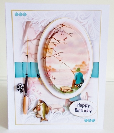 Fishing and Boats Bumper Kit by Pam Stubley