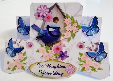 bluebird greetings by Pam Stubley