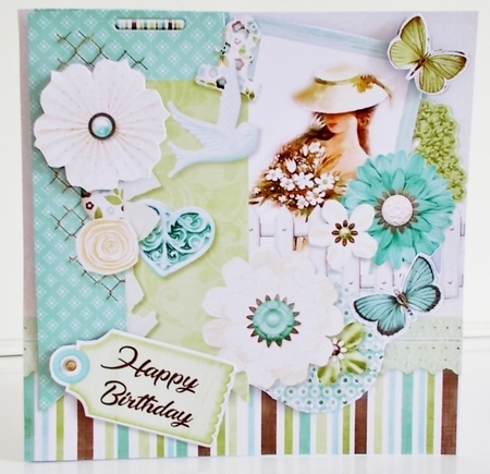 Country Walk  7x7 Card Front & Insert Mini Kit by Pam Stubley