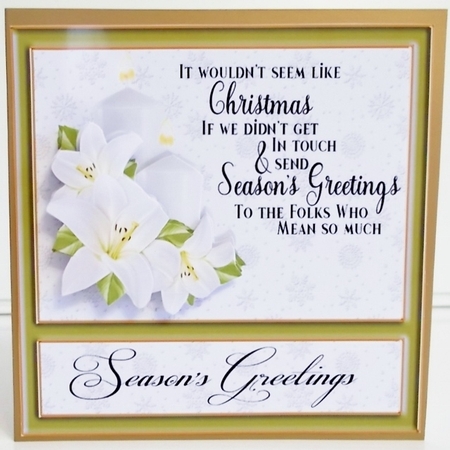 Set of 4 Christmas frame designs 1 by Pam Stubley