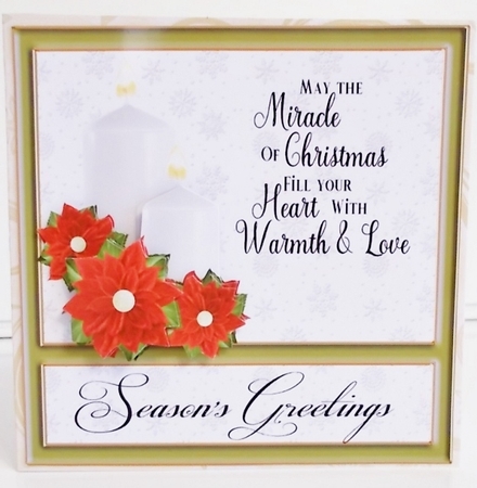 Set of 4 Christmas frame designs 1 by Pam Stubley