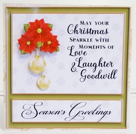 Set of 4 Christmas frame designs 1 by Pam Stubley