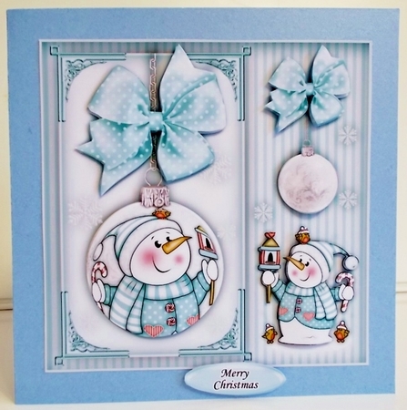 Chilly With Bird House Bauble Mini Kit by Pam Stubley