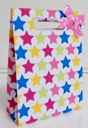 Gusset Sided Gift Bag - Stars by Pam Stubley