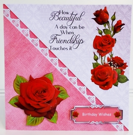 Red Roses Friendship Quote by Pam Stubley