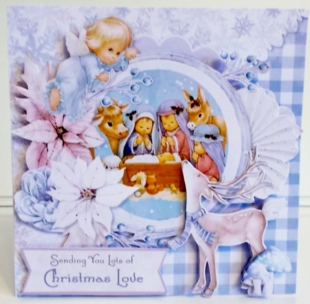 Winter Charm 3  7x7 Card Front & Insert Mini Kit by Pam Stubley