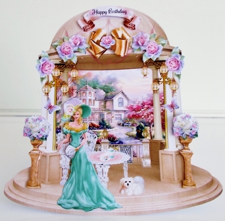 Summer Gazebo Shaped Mini Page Kit by Pam Stubley