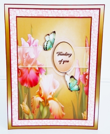 QC Pink Irises by Pam Stubley