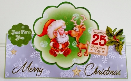 Standup and Over the Top Mini Kit #8 - Merry Christmas by Pam Stubley