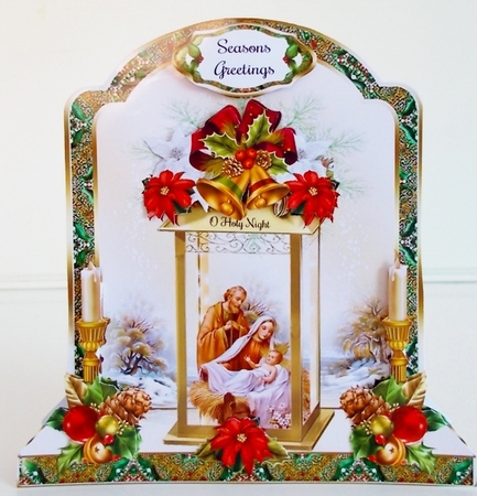Nativity Lantern Shaped Mini Page Kit by Pam Stubley