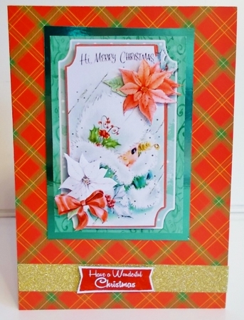 A Retro Christmas 1 - 6x4 Card Front Kit by Pam Stubley