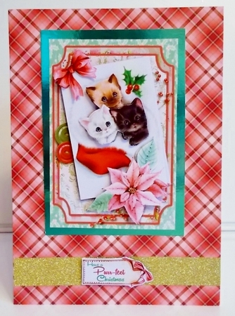 A Retro Christmas 2 - 6x4 Card Front Kit by Pam Stubley