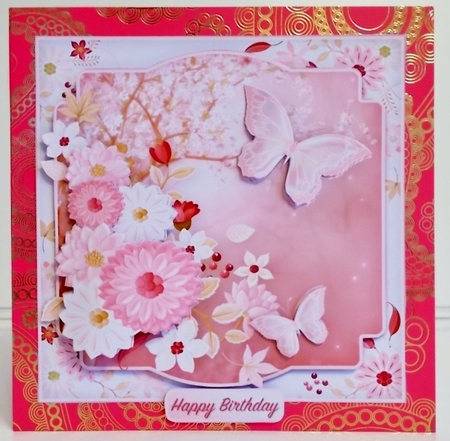 Flower Fantasy - Decoupage Card Mini Kit by Pam Stubley