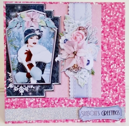 Deco the Halls 7x7 Card Front & Insert Mini Kit by Pam Stubley