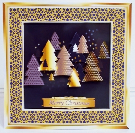 Contemporary Foiled - Trees by Pam Stubley