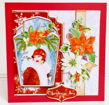 Deco the Halls 2 7x7 Card Front & Insert Mini Kit by Pam Stubley