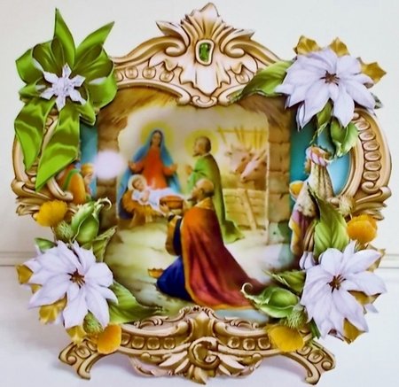 Christmas Trinkets Nativity - C by Pam Stubley