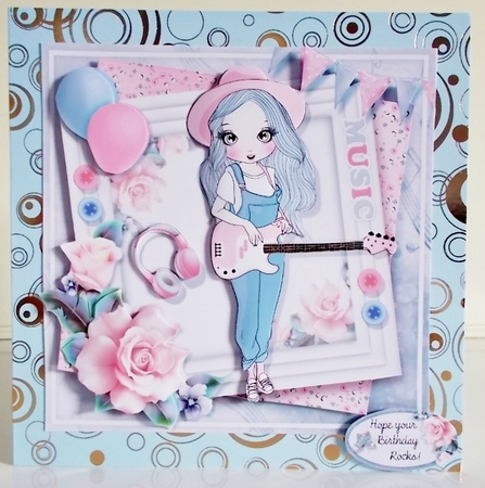 Hope your Birthday ROCKS! by Pam Stubley