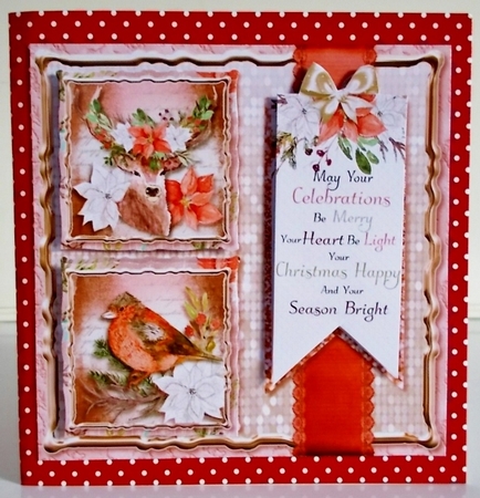 Christmas Sentiments 6x6 & 6x4 Cards Bumper Kit by Pam Stubley