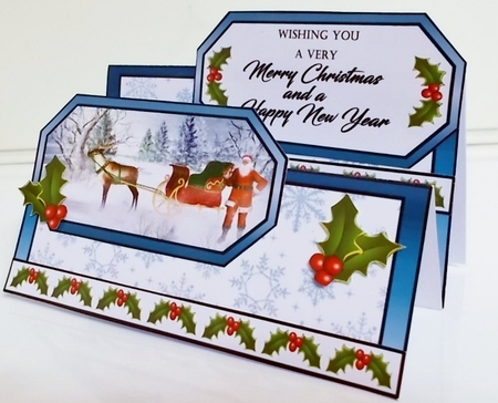 DT Santas sleigh by Pam Stubley