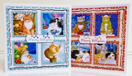 Its Kittymas 6x6 & 6x4 Cards Bumper Kit by Pam Stubley
