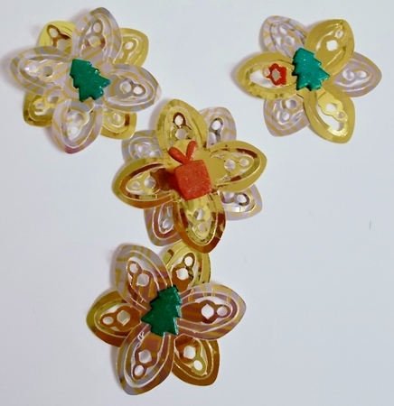 Snowflake decorations by Pam Stubley