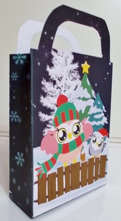 Christmas woodland animals gift bag 2 by Pam Stubley