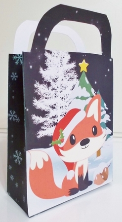 Christmas woodland animals gift bag 3 by Pam Stubley