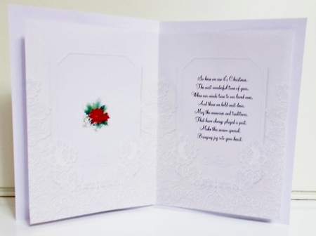  Art Deco  Christmas Lady insert by Pam Stubley