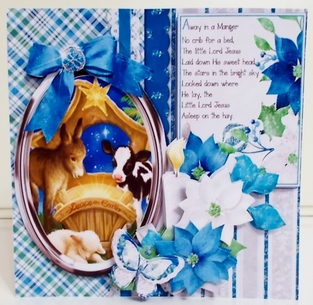 Songs for Christmas 6 - 7x7 Card Front & Insert Mini Kit by Pam Stubley