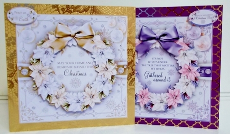 Christmas Floral Wreaths Bumper Pack by Pam Stubley