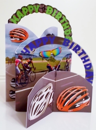 Cycling Cascade Stretch card Kit by Pam Stubley
