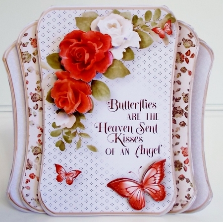 Butterflies - Three Layer Card Mini Kit by Pam Stubley