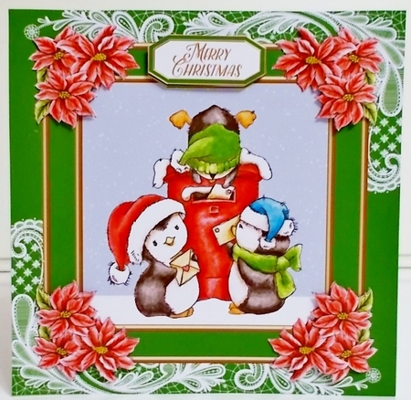 Cute Christmas Critters Card 5 by Pam Stubley