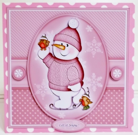 Ice Skating Chilly Pink Mini Kit by Pam Stubley