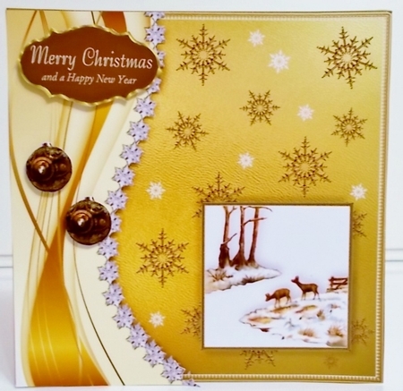 Foiled Again Gold - Deer by Pam Stubley