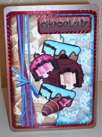 Soft Centres Chocolate Envelope Card by Pam Stubley