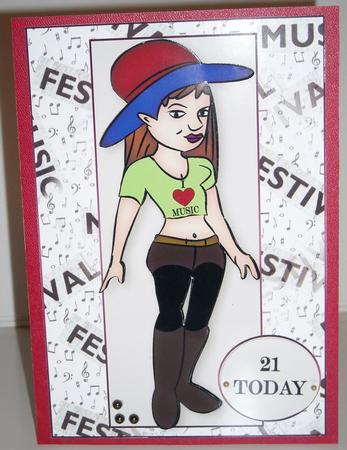 21/university Fashion Girl by Pam Stubley