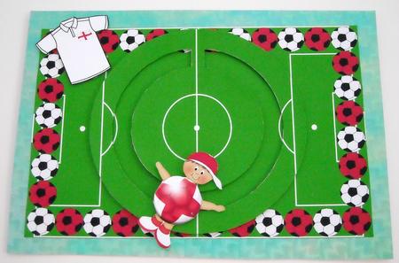 World Cup Football Circle Slider - England 2 by Pam Stubley