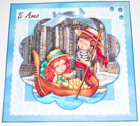 Love in Venice Topper with Scalloped Pyramage by Pam Stubley